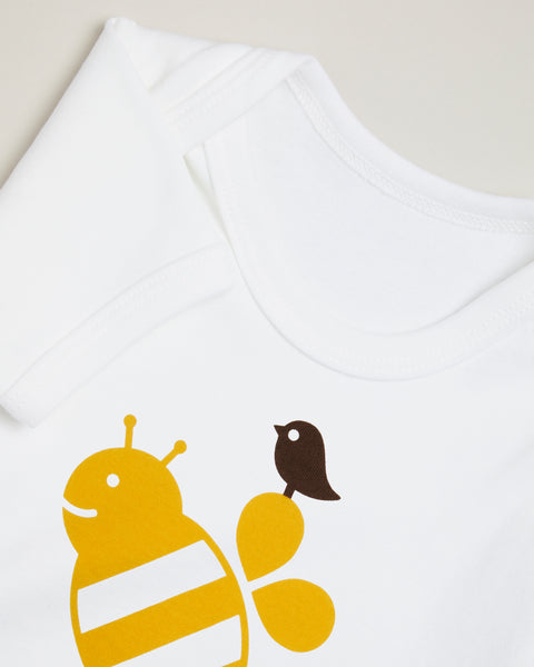 Yellow Bee Short Sleeve T-shirt