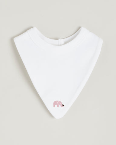 Pink Elephant Bandana Bib