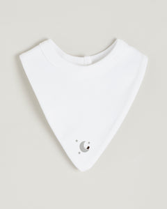 Grey Moon Bandana Bib