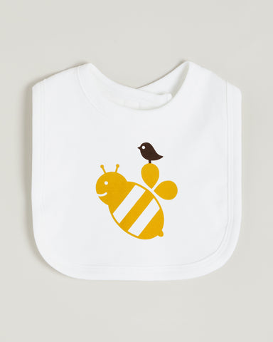 Yellow Bee Bib