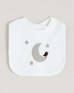 Grey Moon Bib