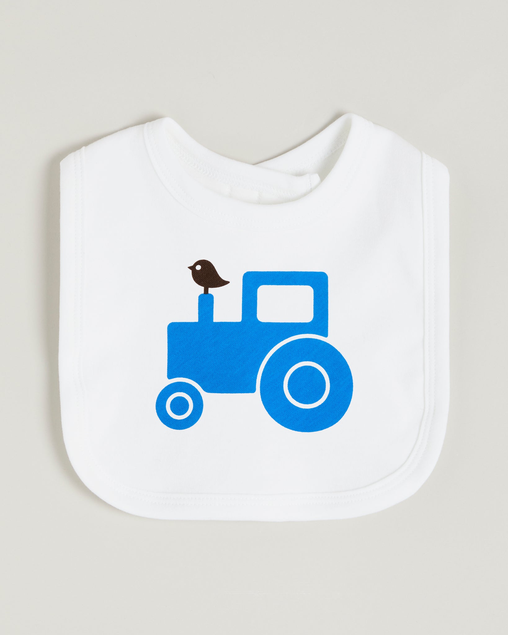 Blue Tractor Bib