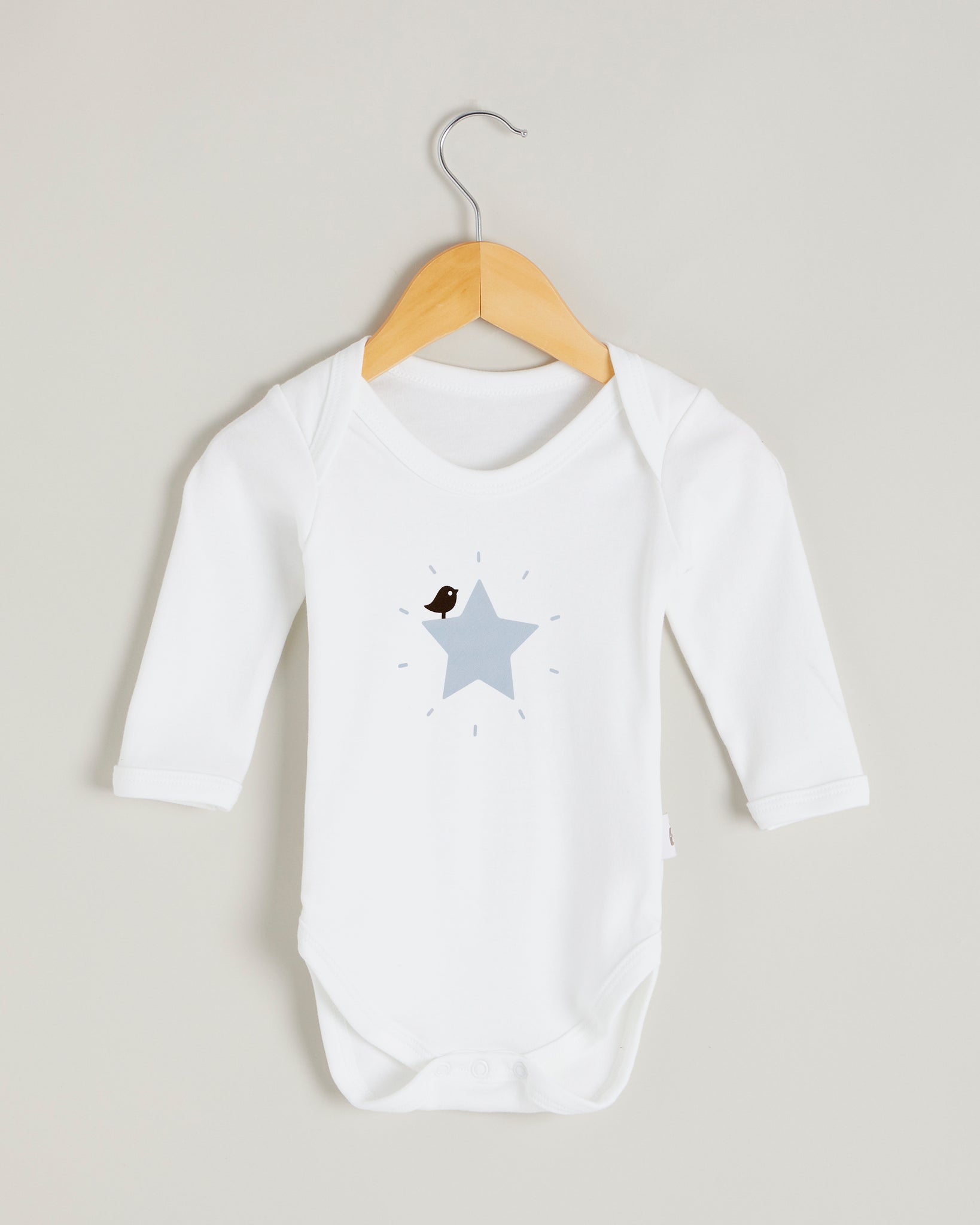 Blue Star Long Sleeve Bodysuit