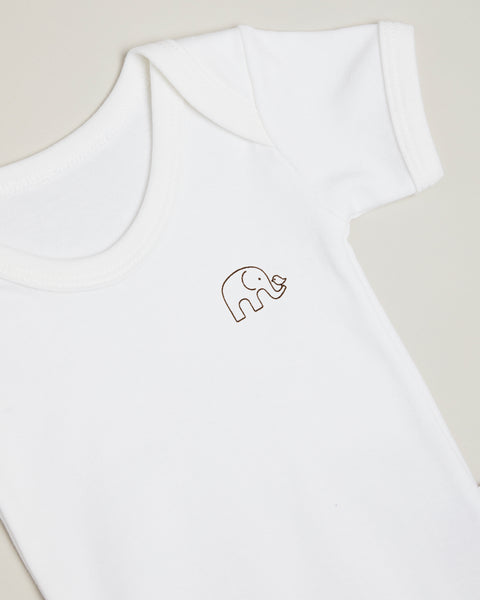 Classic Elephant Short Sleeve Bodysuit