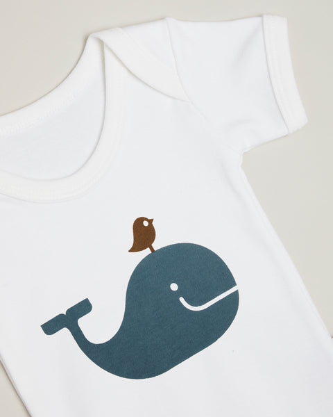 Blue Whale Short Sleeve Bodysuit