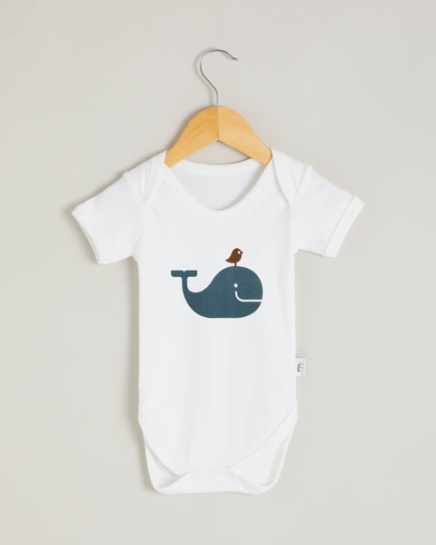 Blue Whale Short Sleeve Bodysuit