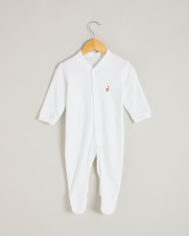 Pink Giraffe Sleepsuit