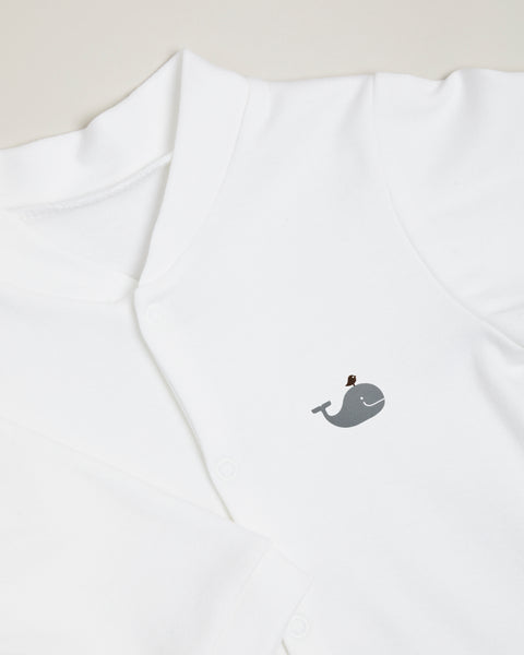 Grey Whale Sleepsuit