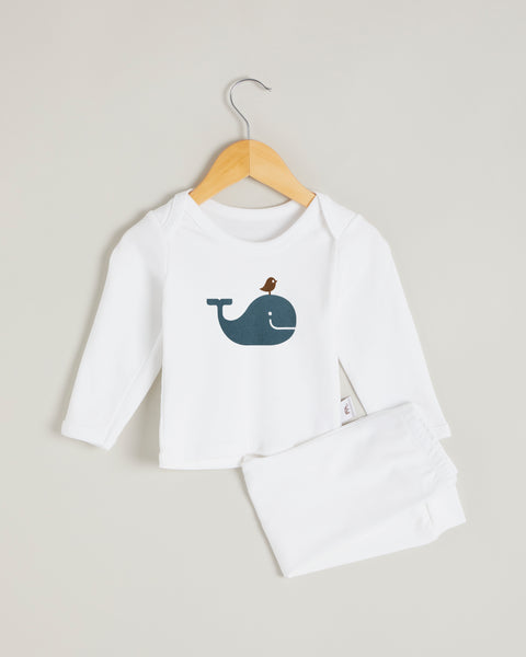 Blue Whale Long Sleeve Lounge Set