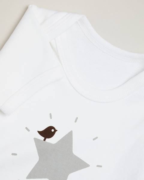 Grey Star Short Sleeve Lounge Set