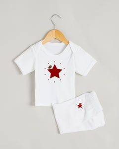 Red Star Short Sleeve Lounge Set