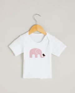 Pink Elephant Short Sleeve T-shirt