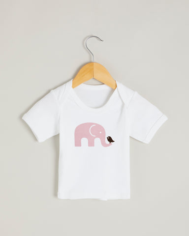 Pink Elephant Short Sleeve T-shirt