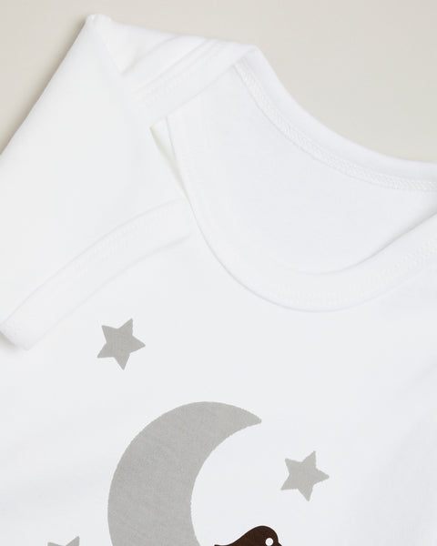 Grey Moon Short Sleeve T-shirt