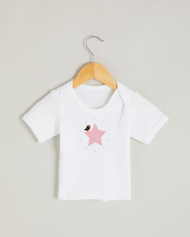 Pink Star Short Sleeve T-shirt