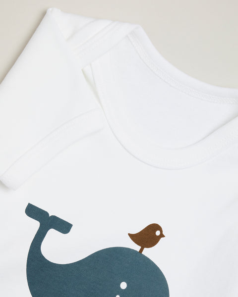 Blue Whale Short Sleeve T-shirt